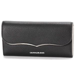 [New!] CALVIN KLEIN JEANS Leather Clutch + Wristlet Wallet